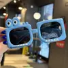 Gafas de sol de silicona para niños con forma de dinosaurio, para niños y niñas, gafas polarizadas que no dañan los ojos de los niños, gafas de sol con protección solar, lindas