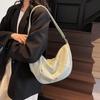 Bolsa de Couro de Vaca Grande Capacidade Moda Retrô para o Dia a Dia Casual Feminina 2025 Nova Textura de Alta Qualidade Bolsa de Ombro Versátil