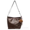 Bolso Textil de Cuero Suave Bolso Satchel para Mujer Estilo Occidental Elegante Simple Combinable Bolso Tote de Hombro de Gran Capacidad Bolso Cruzado para Mujer
