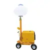 Veículo de Iluminação Móvel Ajustável Operado Manualmente Lâmpada da Lua Esférica Pneumática Controle Remoto Gerador Lâmpada Ajustável Reparo de Emergência Luz de Emergência