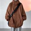 Outono Novidade em estoque Jaqueta impermeável estilo Hong Kong com múltiplos zíperes jaqueta masculina da moda