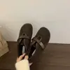 Zapatos para mujer estilo Birkenstock, con forro de felpa, que aumentan la altura, colección otoño/invierno 2026, zapatos Mary Jane de suela gruesa, zapatos de algodón cálidos y acogedores