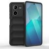 Aplicável à capa de celular resistente a quedas VIVO iqooZ8 escudo mágico iqooZ8X capa de celular com sensação de pele e furos finos