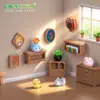 Micro-Paisagem Criativa Desenho Animado Decoração de Parede Vaso de Mural DIY Acessórios Pendurados Casa de Bonecas Paisagismo Mini Enfeites