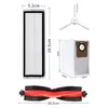 Adecuado para Accesorios del Robot Aspirador Xiaomi Mijia All-Round 1s/2s Paño de Fregado Borde Cepillo Rodante Malla de Filtro Bolsa de Polvo