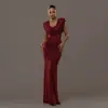 Nuevo Otoño 2025 Europeo y Americano Transfronterizo para Mujer Color Puro Elegante Elegante Cintura Plisado Cuello Swing Vestido Slim para Mujer