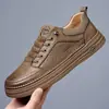 Zapatos Mocasines Estilo Nuevo Primavera y Otoño 2026 Zapatos de Hombre Transfronterizos Suela Blanda Modernos Versátiles Diarios Casuales Zapatos de Piel Tenis de Hombre Venta al por Mayor