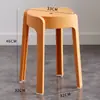 Taburete Bajo Infantil para el Hogar Banco Pequeño Silla para Adultos Plástico Engrosado Sala de Estar Baño Deslizante Taburete de Baño Taburete de Baño