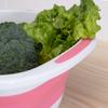 Venta Directa de Fábrica de Tazón Plegable de Grado Alimenticio para Frutas y Verduras, Cesta para Lavar en la Cocina, Cesta Multifuncional para Escurrir y Almacenar