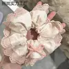 Diadema Rosa de Oso Dulce y Linda Diseño de Nicho Elegante Estilo Coreano Tocado Accesorios para el Cabello Cola de Caballo Elegante de Moda para Mujeres