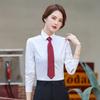 Camisa Social Profissional Manga Longa Gola Quadrada Primavera e Verão 2023 Masculina e Feminina Versátil para Trabalho e Negócios Venda Roupas de Trabalho para Pessoas de Colarinho Branco