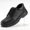 Zapatos de Protección Laboral para Hombre, Zapatos de Trabajo de Cuero Anti-Aplastamiento y Anti-Perforación, Cómodos y Ligeros, Antideslizantes y Resistentes al Desgaste para Obra en Todas las Estaciones, Zapatos de Seguridad