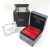 Caja de Joyería Seis Nueve Rosas Caja de Regalo Caja para Colgante Pulsera Caja Cielo y Tierra Tapa Caja Par Flor Eterna Caja de Joyería