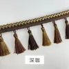 Renda para Cortina Três Cores 9cm Decoração Festiva de Casamento Contas Franjas Penduradas com Contas Acessórios de Renda Vermelha Acessórios