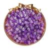 Contas de vidro estourado de duas cores com sensação de rachadura de gelo Material para pulseira e colar DIY feito à mão Acessórios de joia
