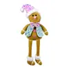 Decoração de Natal Transfronteiriça Criativa Boneca Homem de Gengibre de Pernas Longas Chapéu de Chef Boneco Homem de Gengibre Sentado Enfeites de Boneca
