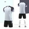 Uniforme de futebol board leve terno adulto camisa lisa de manga curta infantil traje de treino de futebol de competição atacado logotipo impresso