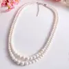 Collar de perlas, accesorios cheongsam de doble capa, elegantes accesorios de moda para mujer, accesorios de fotografía decorativos, vestido de novia rojo de red a juego