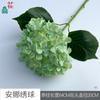 Anna Hortensia Estampado de Seda Hortensia Salón de Bodas Decoración de Pared de Flores Arreglo Floral Flores de Seda Accesorios para Fotografía de Bodas Flores Artificiales