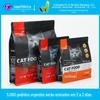 Saco de embalagem para alimentos liofilizados para animais de estimação de fábrica saco de ração para cães ração para gatos selagem de oito bordas personalizada tira de gato saco selado com folha de alumínio para areia de gato personalizado