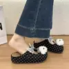 Sandalias cómodas tipo mocasín de estilo caricatura de moda para mujer, perfectas para usar al aire libre, nueva colección de otoño 2026, con suela gruesa, cómodos zapatos estilo Mary Jane Birkenstock