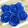 Cabeza de Flor de Rosa de Espuma Simulada de 3.5 cm Flor de Rosa Pe Materiales de Decoración de Boda Cabeza de Flor Artificial Venta al por Mayor