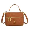 Bolso Portátil Transfronterizo Ysl para Mujer 2026 Nuevo Primavera Lujo Bolso Caja de Hombro Diseño de Nicho Bolso Cruzado Pequeño Cuadrado