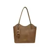 Bolso de Mujer Transfronterizo Gran Capacidad Bolso de Hombro Único Otoño 2026 Nuevo Versátil Bolso Tote Retro para el Trabajo Bolso Tote de Mano