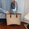 Bolso Tote de Moda Gran Capacidad Bolso de Hombro para Mujer Bolso de Mano Simple Retro para Viaje Bolso de Cubo Comercio Exterior Transfronterizo