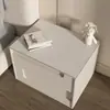Protetor de Mesa de Cabeceira de Couro Almofada Dupla Face para Mesa de Café Quarto de Celebridade na Internet Mesa de Escrivaninha Desktop Pano de Cobertura Simples Italiano Sem Lavagem