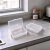 7.5 Caja de Plástico Rectangular Caja de Almacenamiento Transparente Caja de Empaque para Equipo de Pesca Anzuelos de Pesca Caja para Clips de Papel Caja de Almacenamiento para Tarjetas de Presentación Fabricante
