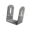 Conector de Abrazadera Fija en Forma de U para Tubo de Acero Abrazadera para Cama de Apartamento Conector de Sujeción de Abrazadera en Forma de U Lámina de Hierro Plegable Colgador de Cama