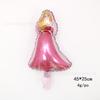 Globo de aluminio con forma de sirena de la serie Mini Princesas Aisha Anna Sophia Ailo al por mayor