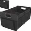 Caja de almacenamiento para maletero de coche hecha de tela Oxford, de diseño sencillo, para organizar artículos diversos en el coche, plegable y decorativa para el maletero trasero