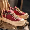 Zapatos de Hombre Estilo Nuevo Estilo Hong Kong Tenis Casuales Otoño e Invierno Zapatos Deportivos Gruesos de Moda para Aumentar Estatura para Estudiantes
