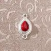 Nuevo Pasador Ovalado de Cristal Incrustado Tocados Accesorios de Joyería DIY Colgante para Cinturón Ropa