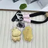 Novo Estilo Chaveiro Capivara Dourada Imitação Clip para Celular Pingente de Bolsa Decoração Desenho Animado Fofo Estilo Relaxado