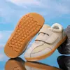 Zapatos Descalzos de Velcro Anchos para Otoño para Niños y Niñas, Tallas Grandes, Zapatos Deportivos Cómodos y Transpirables, Zapatos para Saltar la Cuerda, Zapatillas para Correr