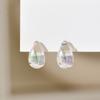 Amazon Explosiones Color Gotas de Agua Aretes Acrílicos Galvanizados Aretes Aretes Personalidad Simple Europeo y Americano Maduro Joyería para la Oreja Mujer