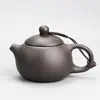 Conjunto Completo de Chá de Argila Roxa Mineral Original para Uso Doméstico e no Escritório, Conjunto de Chá Kung Fu, Xícaras de Chá, Bule, Gaiwan