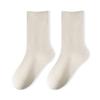 Calcetines blancos de mujer, calcetines de tubo de verano, calcetines sueltos de boca lunar, marea de verano, primavera y otoño, medias finas negras al por mayor