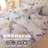 Juego de Cuatro Piezas de Algodón 100% Puro Clase A Espesado Cepillado Otoño e Invierno Juego de Cama Venta al por Mayor desde Fabricante Transfronterizo