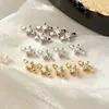 Cuentas Espaciadoras de Doble Fila de Circonita Microincrustada Materiales para Hacer Joyería de Collares Pulseras