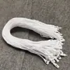 Suministro de fábrica ropa eslinga bala punto universal colgante grano accesorios de ropa etiqueta cuerda de algodón punto colgante grano