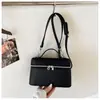 Bolso Nuevo para Mujer 2026, Moderno, Fresco, Tendencia, Sencillo, Elegante, Color Sólido, Texturizado, Hombro Único, Cruzado, Bolso de Mano, Bolso Cuadrado Pequeño