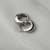 Aretes de Moda Transfronteriza Verano para Mujer Lujo Ligero de Alta Gama Anillo Sensorial Hebilla de Oreja Ins Nicho Diseño con Sentido Aretes