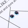 Olhos de desenho animado planos de 14 mm olhos de brinquedo de pelúcia nariz acessórios olhos de desenho animado acessórios de nariz