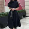 Conjunto de Camisa de Renda com Contas de Manga Curta Dongdaemun + Saia Elástica com Patchwork de Renda Pequena com Bolsos Laterais