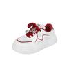 Tênis Esportivos de Malha Infantil 2025 Primavera & Outono Novo Estilo Desenho Animado Malha Tênis Respiráveis para Meninos e Meninas, Sapatos Brancos, Sapatos Casuais