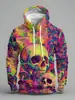 Ropa de comercio exterior transfronteriza más vendida, sudadera con capucha y cremallera de manga larga con estampado 3D para hombre, de moda para otoño e invierno, estilo americano de calle